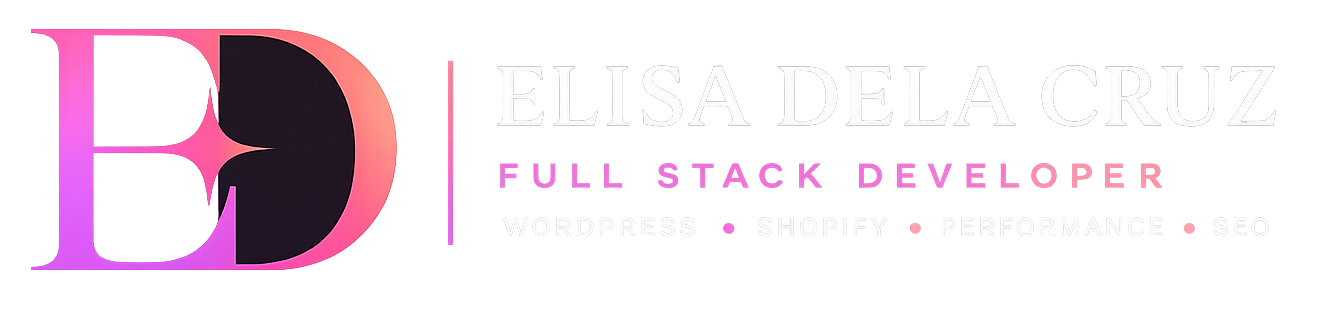 Elisa Dela Cruz , Shopify & WordPress consultant